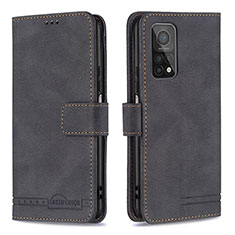 Coque Portefeuille Livre Cuir Etui Clapet B05F pour Xiaomi Redmi K30S 5G Noir