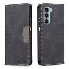 Coque Portefeuille Livre Cuir Etui Clapet B06F pour Motorola Moto Edge S30 5G Noir