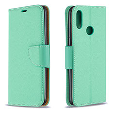 Coque Portefeuille Livre Cuir Etui Clapet B06F pour Samsung Galaxy A10s Vert