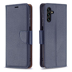 Coque Portefeuille Livre Cuir Etui Clapet B06F pour Samsung Galaxy A13 5G Bleu