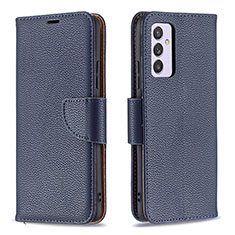 Coque Portefeuille Livre Cuir Etui Clapet B06F pour Samsung Galaxy A24 4G Bleu