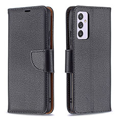 Coque Portefeuille Livre Cuir Etui Clapet B06F pour Samsung Galaxy A24 4G Noir