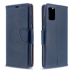 Coque Portefeuille Livre Cuir Etui Clapet B06F pour Samsung Galaxy A51 4G Bleu