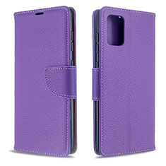 Coque Portefeuille Livre Cuir Etui Clapet B06F pour Samsung Galaxy A71 4G A715 Violet