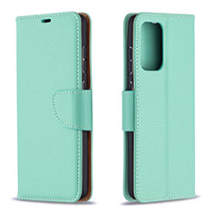 Coque Portefeuille Livre Cuir Etui Clapet B06F pour Samsung Galaxy A72 5G Vert