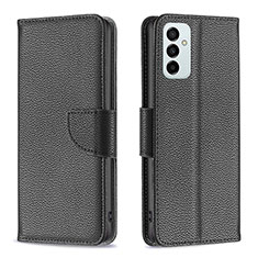 Coque Portefeuille Livre Cuir Etui Clapet B06F pour Samsung Galaxy M23 5G Noir