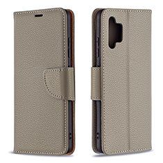 Coque Portefeuille Livre Cuir Etui Clapet B06F pour Samsung Galaxy M32 5G Gris