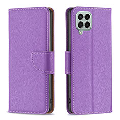 Coque Portefeuille Livre Cuir Etui Clapet B06F pour Samsung Galaxy M33 5G Violet