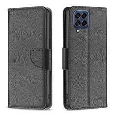 Coque Portefeuille Livre Cuir Etui Clapet B06F pour Samsung Galaxy M53 5G Noir