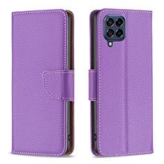 Coque Portefeuille Livre Cuir Etui Clapet B06F pour Samsung Galaxy M53 5G Violet