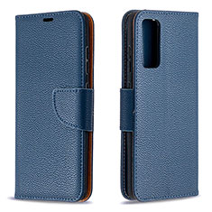 Coque Portefeuille Livre Cuir Etui Clapet B06F pour Samsung Galaxy S20 Lite 5G Bleu