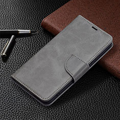 Coque Portefeuille Livre Cuir Etui Clapet B06F pour Samsung Galaxy S21 FE 5G Gris