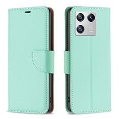 Coque Portefeuille Livre Cuir Etui Clapet B06F pour Xiaomi Mi 13 Pro 5G Vert