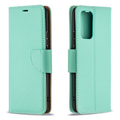 Coque Portefeuille Livre Cuir Etui Clapet B06F pour Xiaomi Redmi Note 10 Pro Max Vert