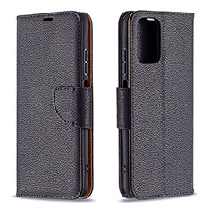 Coque Portefeuille Livre Cuir Etui Clapet B06F pour Xiaomi Redmi Note 10S 4G Noir