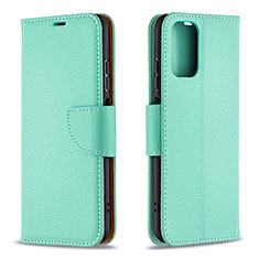 Coque Portefeuille Livre Cuir Etui Clapet B06F pour Xiaomi Redmi Note 10S 4G Vert