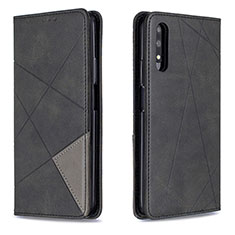 Coque Portefeuille Livre Cuir Etui Clapet B07F pour Huawei Y9 Prime (2019) Noir