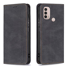 Coque Portefeuille Livre Cuir Etui Clapet B07F pour Motorola Moto E40 Noir