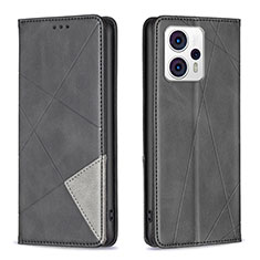 Coque Portefeuille Livre Cuir Etui Clapet B07F pour Motorola Moto G13 Noir