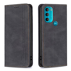 Coque Portefeuille Livre Cuir Etui Clapet B07F pour Motorola Moto G71 5G Noir