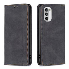 Coque Portefeuille Livre Cuir Etui Clapet B07F pour Motorola Moto G71s 5G Noir