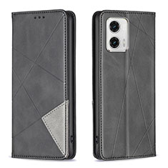 Coque Portefeuille Livre Cuir Etui Clapet B07F pour Motorola Moto G73 5G Noir