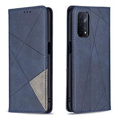 Coque Portefeuille Livre Cuir Etui Clapet B07F pour OnePlus Nord N200 5G Bleu