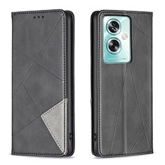 Coque Portefeuille Livre Cuir Etui Clapet B07F pour Oppo A2 5G Noir