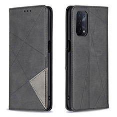 Coque Portefeuille Livre Cuir Etui Clapet B07F pour Oppo A74 5G Noir