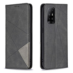 Coque Portefeuille Livre Cuir Etui Clapet B07F pour Oppo A94 5G Noir