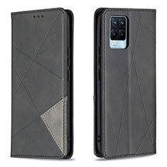 Coque Portefeuille Livre Cuir Etui Clapet B07F pour Realme 8 4G Noir