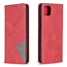 Coque Portefeuille Livre Cuir Etui Clapet B07F pour Realme C11 (2021) Rouge