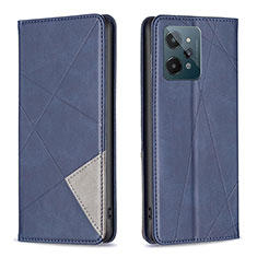 Coque Portefeuille Livre Cuir Etui Clapet B07F pour Realme C31 Bleu