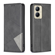 Coque Portefeuille Livre Cuir Etui Clapet B07F pour Realme C33 Noir