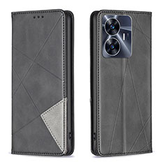 Coque Portefeuille Livre Cuir Etui Clapet B07F pour Realme Narzo N55 Noir