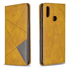 Coque Portefeuille Livre Cuir Etui Clapet B07F pour Samsung Galaxy A10s Brun Clair