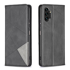 Coque Portefeuille Livre Cuir Etui Clapet B07F pour Samsung Galaxy A13 4G Noir