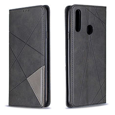 Coque Portefeuille Livre Cuir Etui Clapet B07F pour Samsung Galaxy A20s Noir