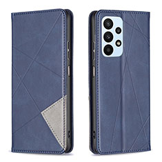 Coque Portefeuille Livre Cuir Etui Clapet B07F pour Samsung Galaxy A23 5G Bleu