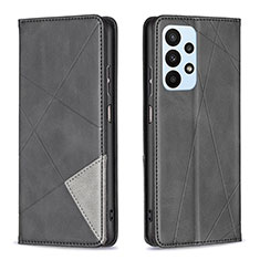 Coque Portefeuille Livre Cuir Etui Clapet B07F pour Samsung Galaxy A23 5G Noir