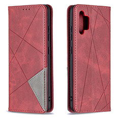 Coque Portefeuille Livre Cuir Etui Clapet B07F pour Samsung Galaxy A32 5G Rouge