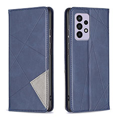 Coque Portefeuille Livre Cuir Etui Clapet B07F pour Samsung Galaxy A33 5G Bleu