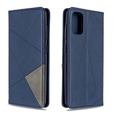 Coque Portefeuille Livre Cuir Etui Clapet B07F pour Samsung Galaxy A41 Bleu