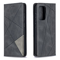 Coque Portefeuille Livre Cuir Etui Clapet B07F pour Samsung Galaxy A52 4G Noir