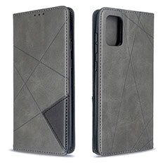 Coque Portefeuille Livre Cuir Etui Clapet B07F pour Samsung Galaxy A71 4G A715 Gris