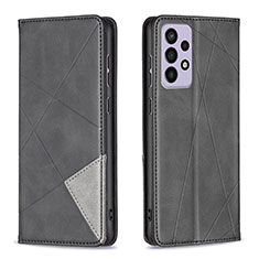 Coque Portefeuille Livre Cuir Etui Clapet B07F pour Samsung Galaxy A73 5G Noir