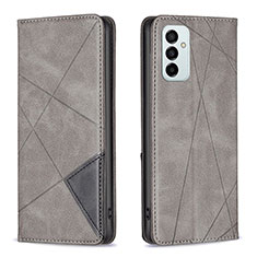 Coque Portefeuille Livre Cuir Etui Clapet B07F pour Samsung Galaxy F23 5G Gris