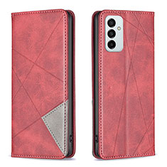 Coque Portefeuille Livre Cuir Etui Clapet B07F pour Samsung Galaxy M23 5G Rouge