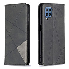 Coque Portefeuille Livre Cuir Etui Clapet B07F pour Samsung Galaxy M32 4G Noir