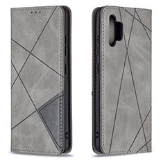 Coque Portefeuille Livre Cuir Etui Clapet B07F pour Samsung Galaxy M32 5G Gris